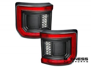 Jeep Gladiator JT Tail Lights - Flush Mount - LED - Red Lens